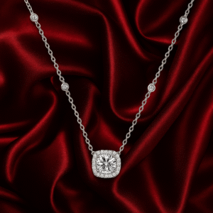 the fate in dreams a fashionable and trendy necklace pendant set with top quality moissanite s925 silver and platinum plating can be tested with a diamond pen