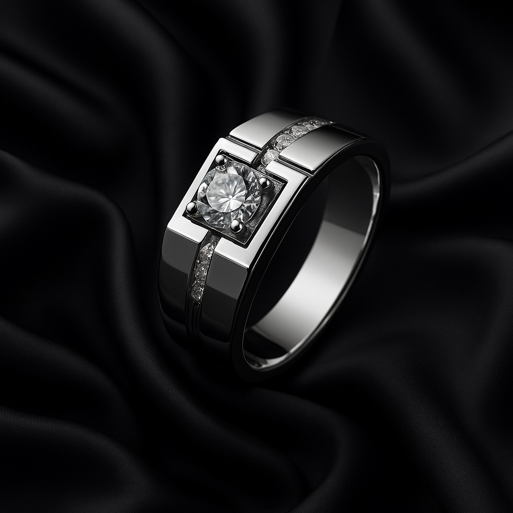 men’s sterling silver ring – refined design, quiet luxury men’s sterling silver ring – refined design, quiet luxury