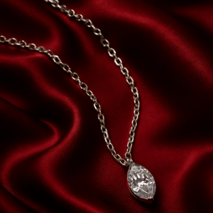 morning aura – a luxurious moissanite necklace with brilliant sparkle and gold plated s925 silver elegance