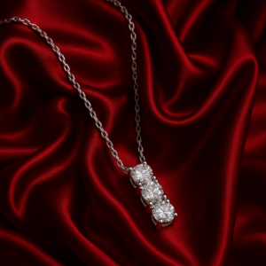 cirla moissanite pendant necklace – top quality s925 silver platinum plated light luxury jewelry